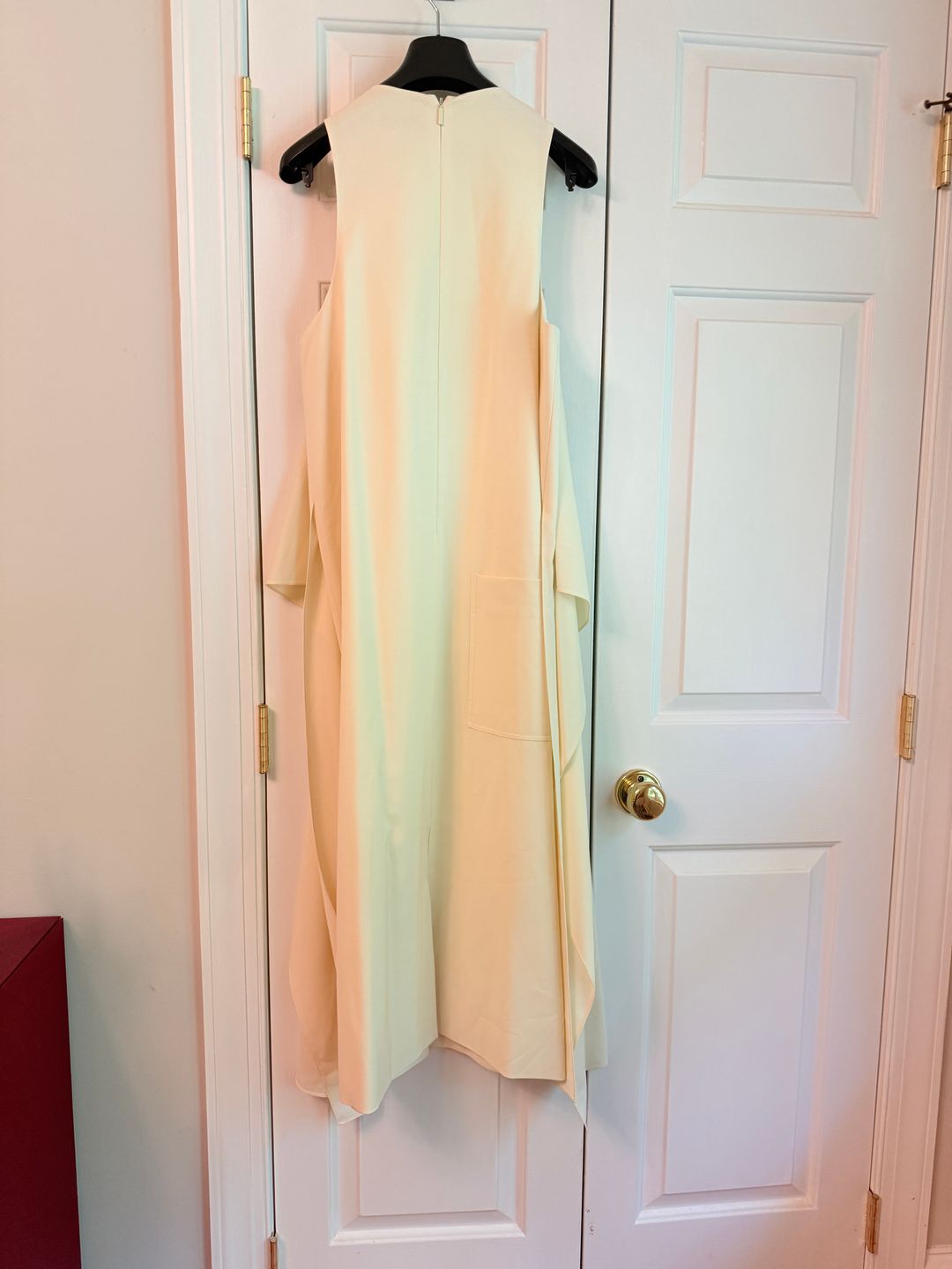 Tropical Wool Tie Front Dress