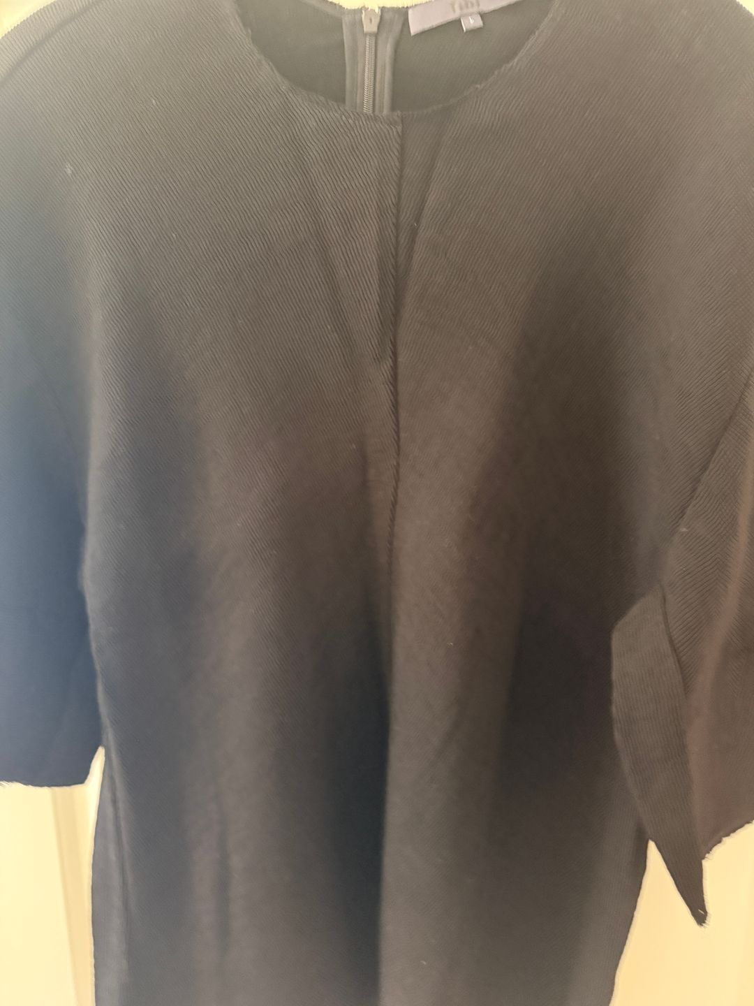 Viscose Plisse Hinged Short Sleeve Top