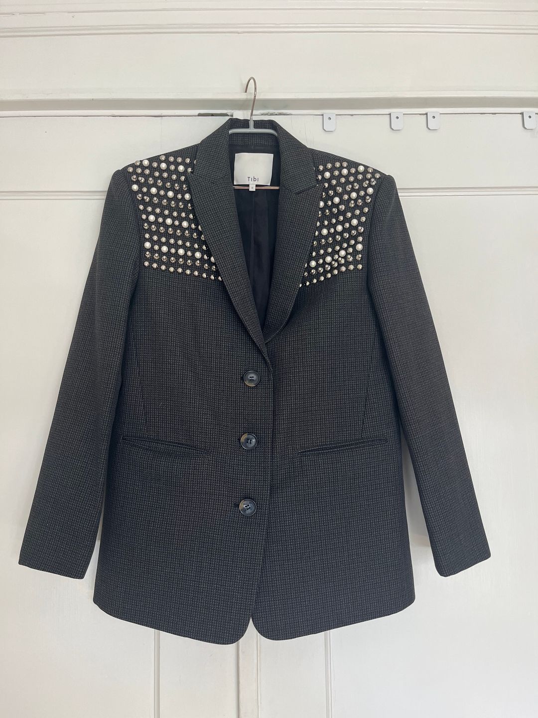 Arthur Studded Check Blazer