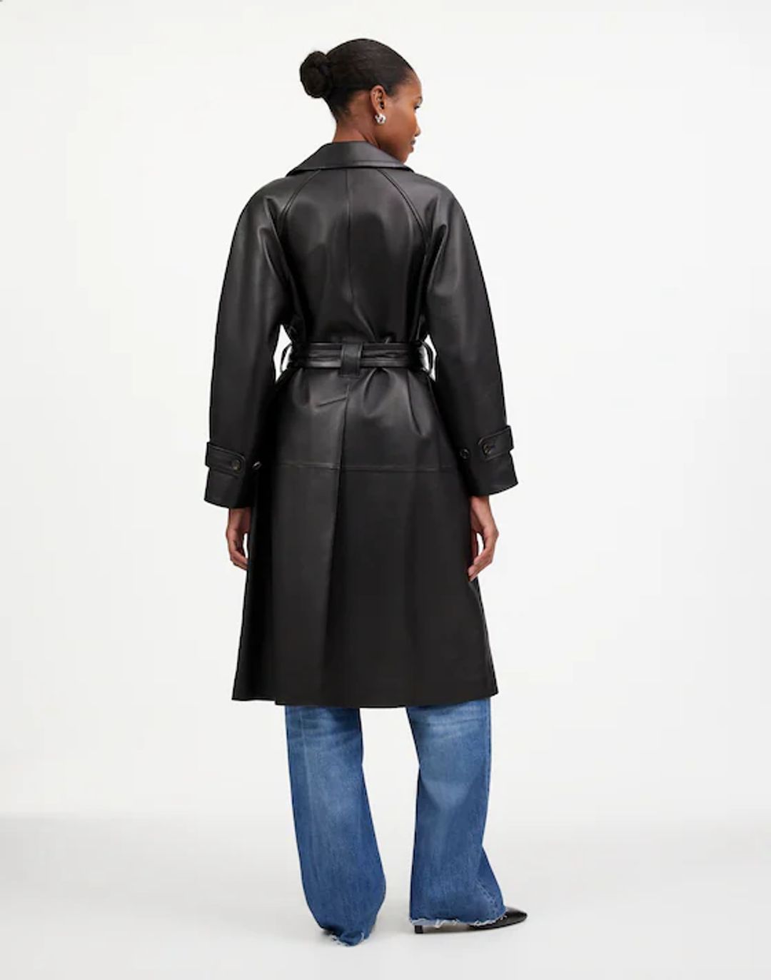 The Signature Leather Trench