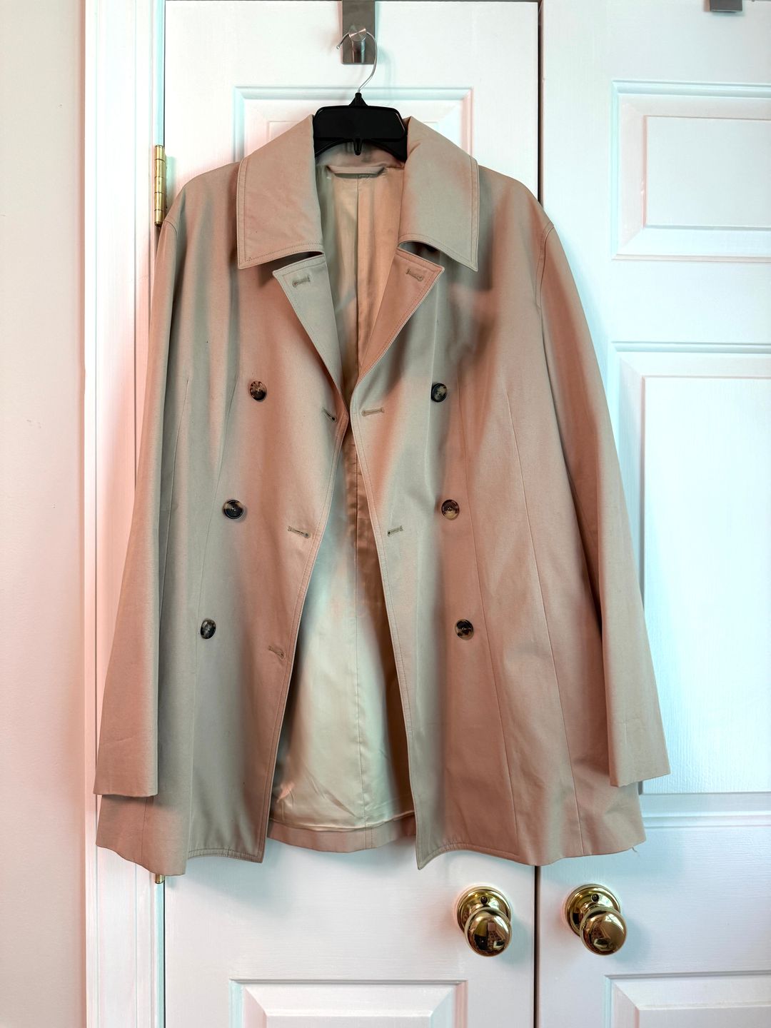 Structured-waist jacket overcast beige