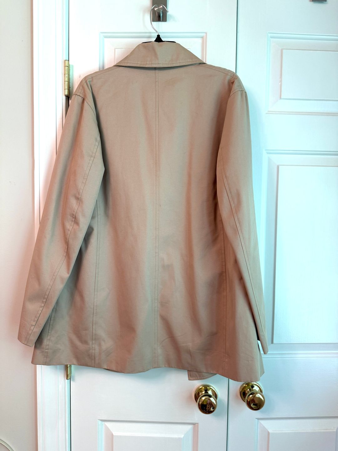 Structured-waist jacket overcast beige