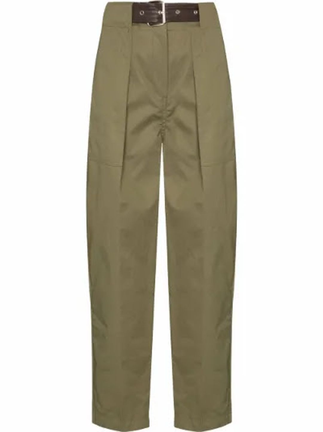 LVIR belted wide-leg trousers
