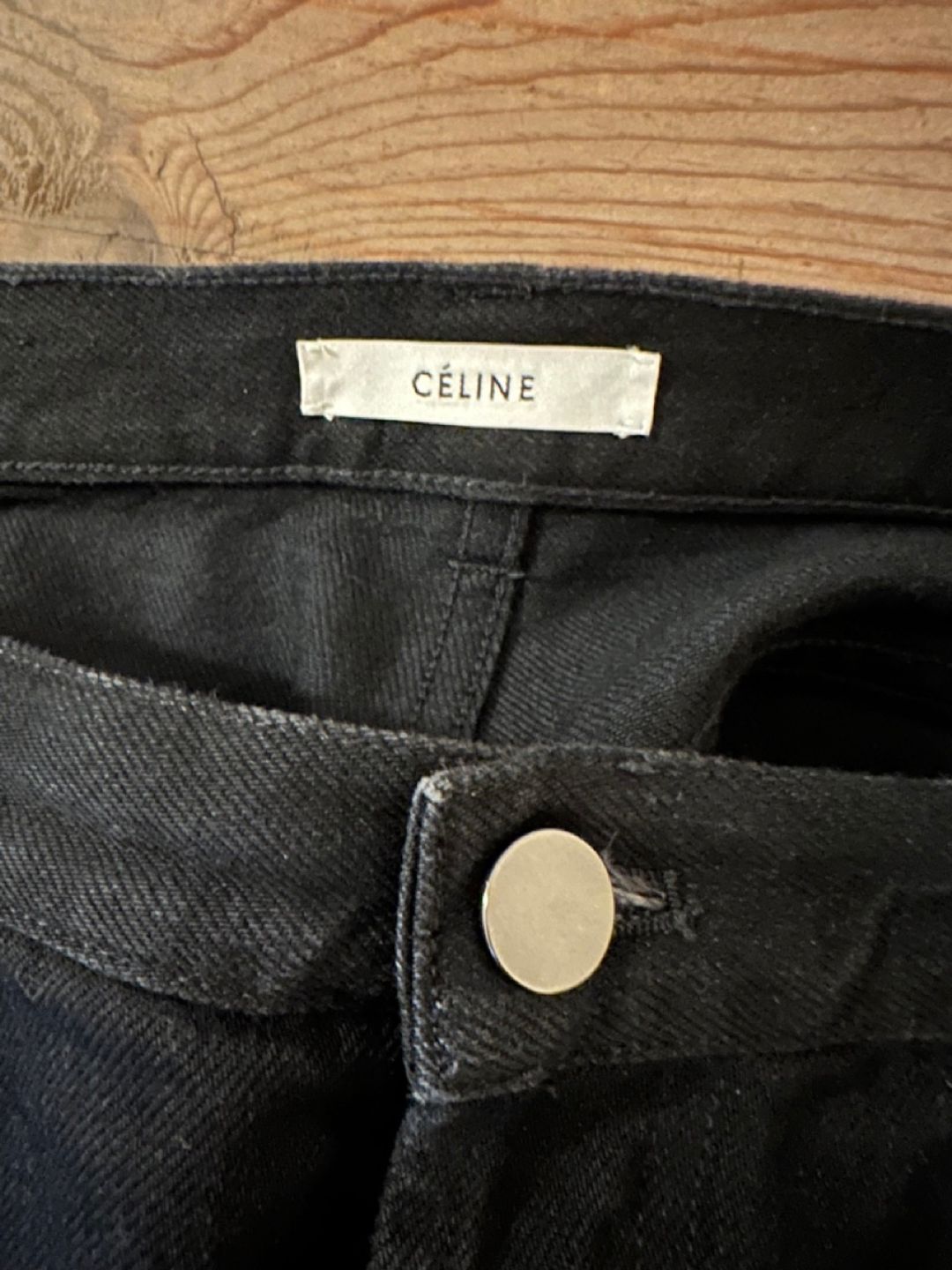 Straight leg black jeans