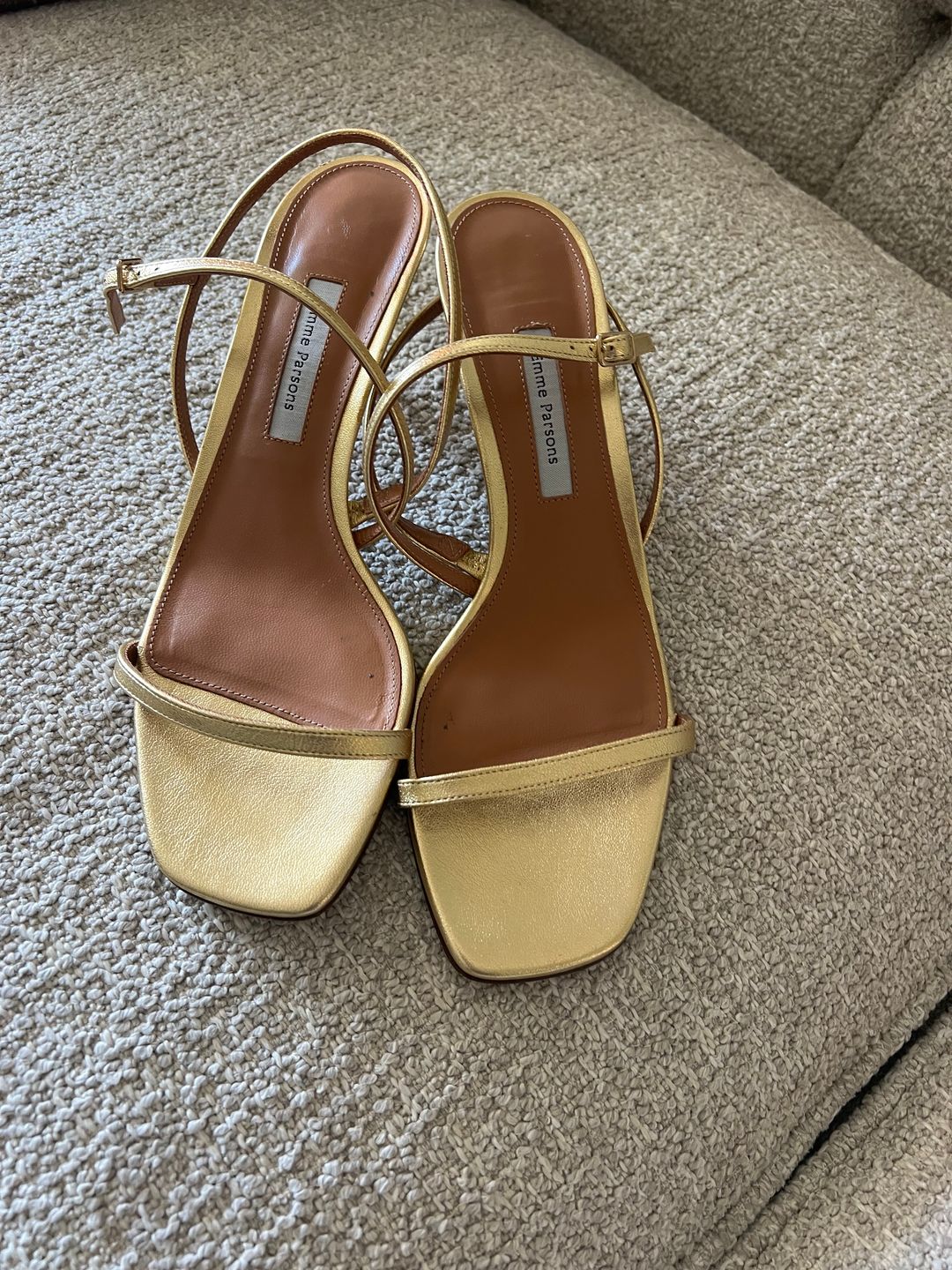 Hugo in Washed Gold Nappa — FINAL SALE