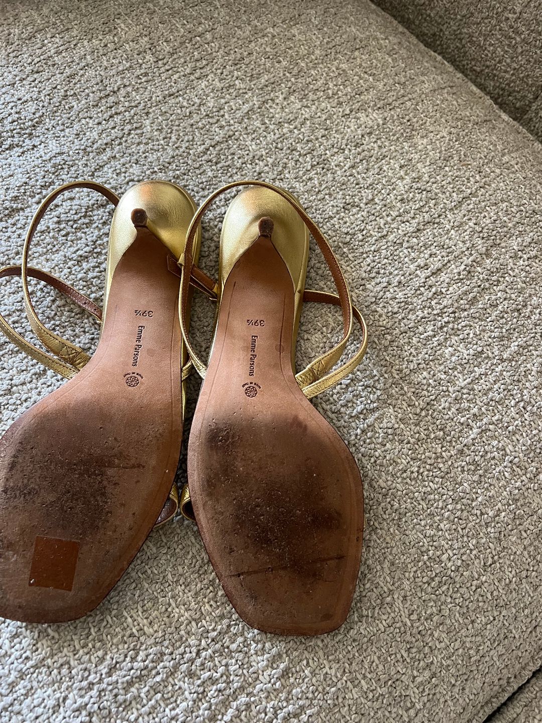 Hugo in Washed Gold Nappa — FINAL SALE