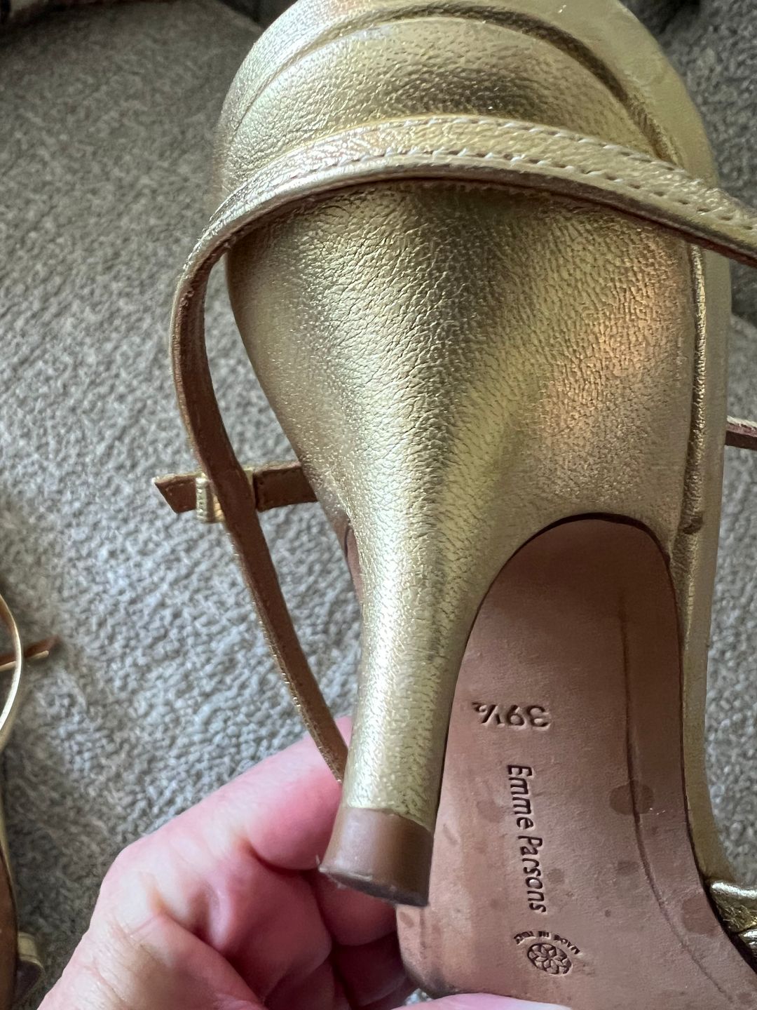 Hugo in Washed Gold Nappa — FINAL SALE