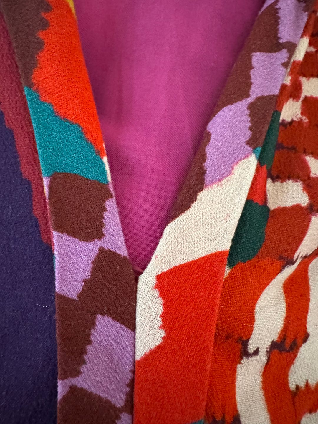 Farm Rio Farm Rio Red Abstract Patches Maxi Dress