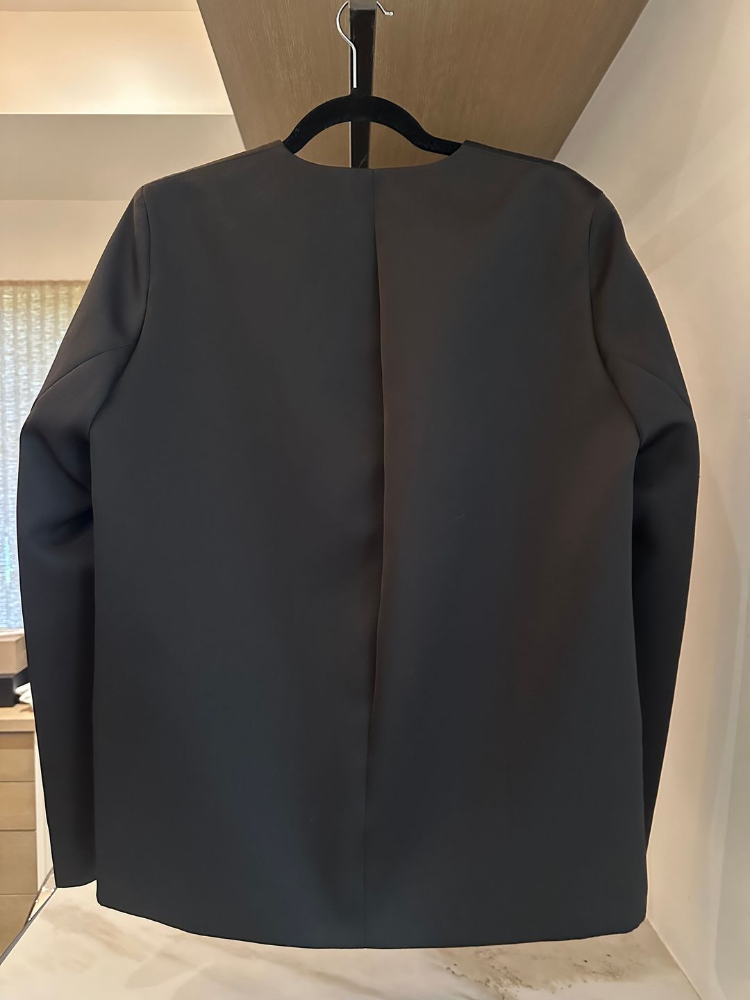 Satin dinner jacket black