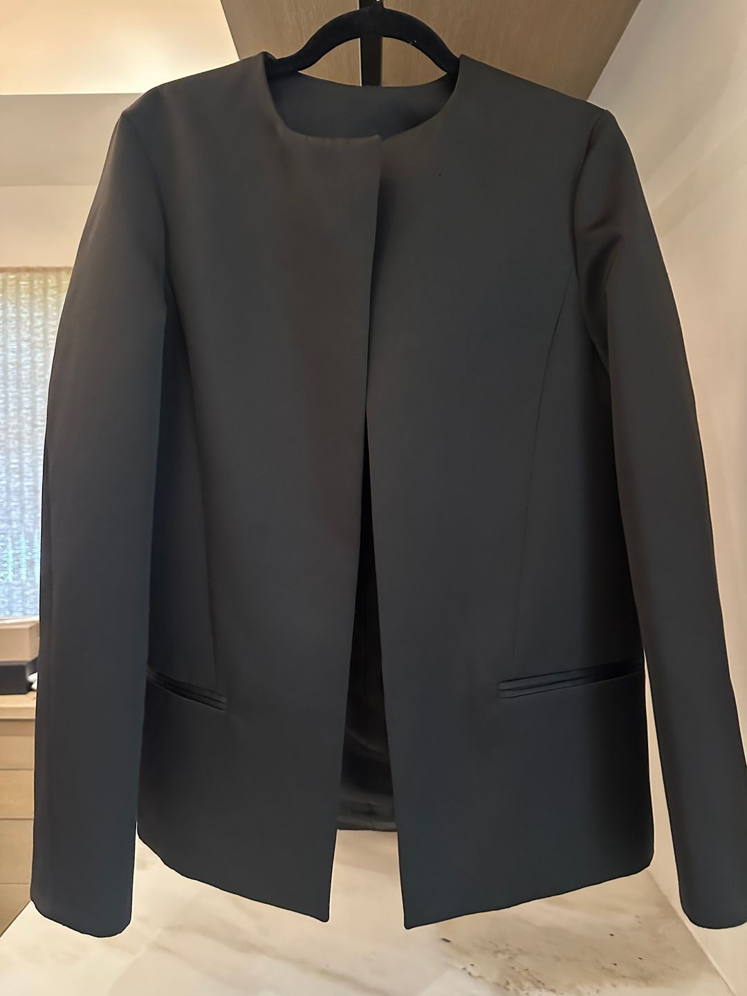 Satin dinner jacket black