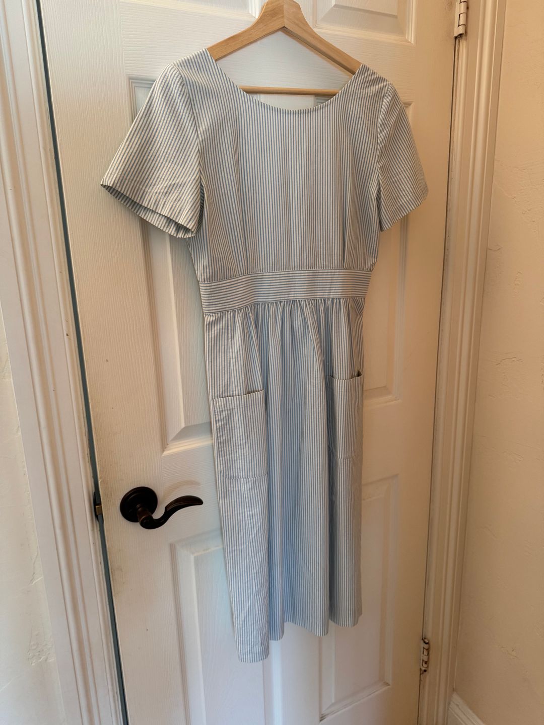 Sezane Sezane Odalie Open Back Dress