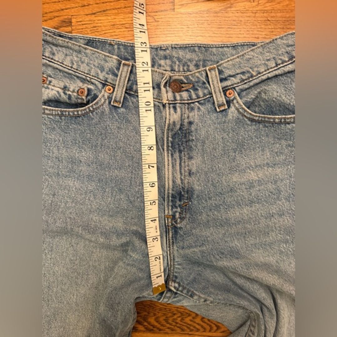 Levi's Made in the USA Vintage Light Blue Straight Leg Jeans