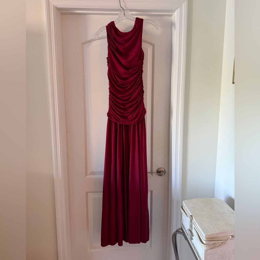 NWT Siedrés Burgundy Maxi Dress