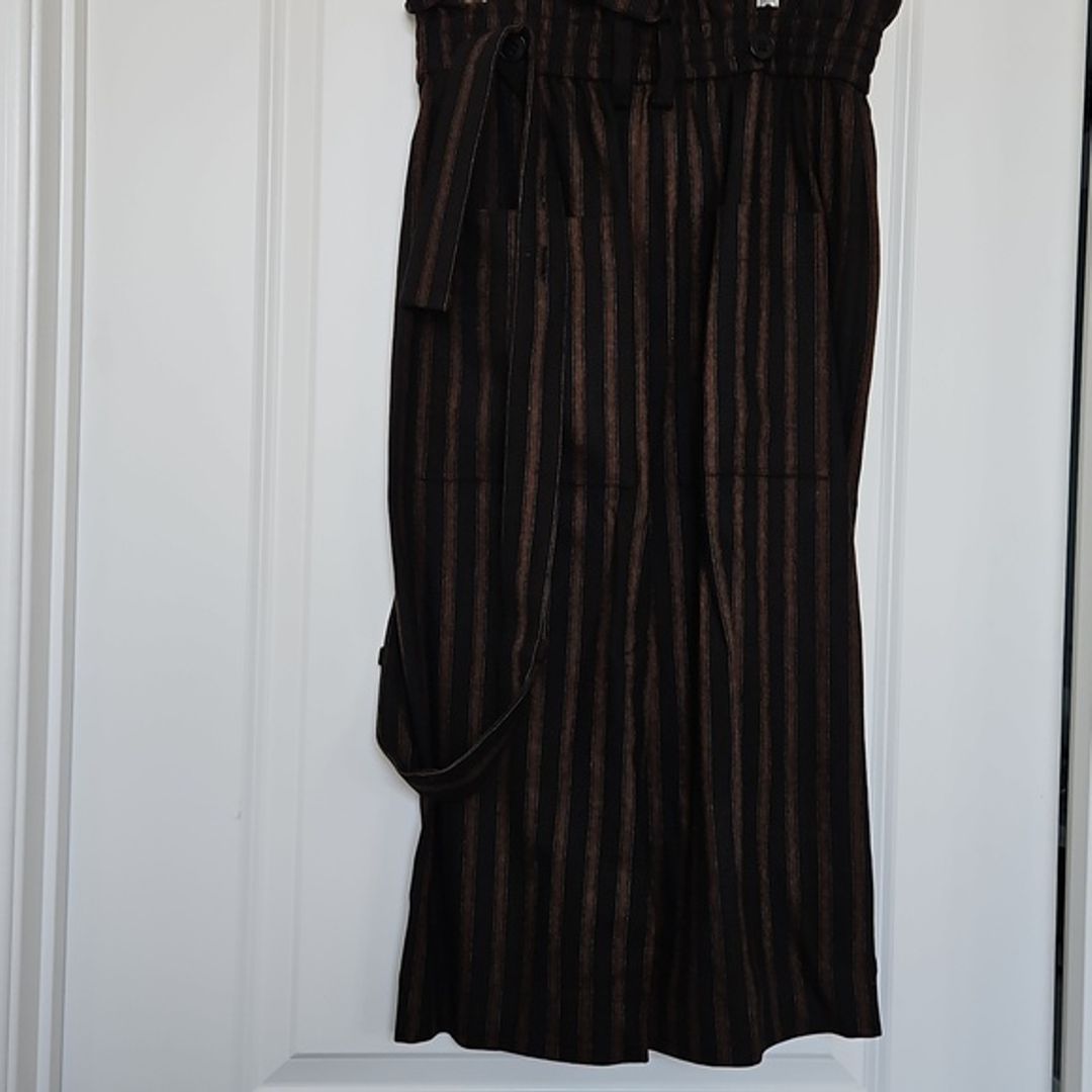 NWT Tibi Holden Stripe Paperbag Skirt
