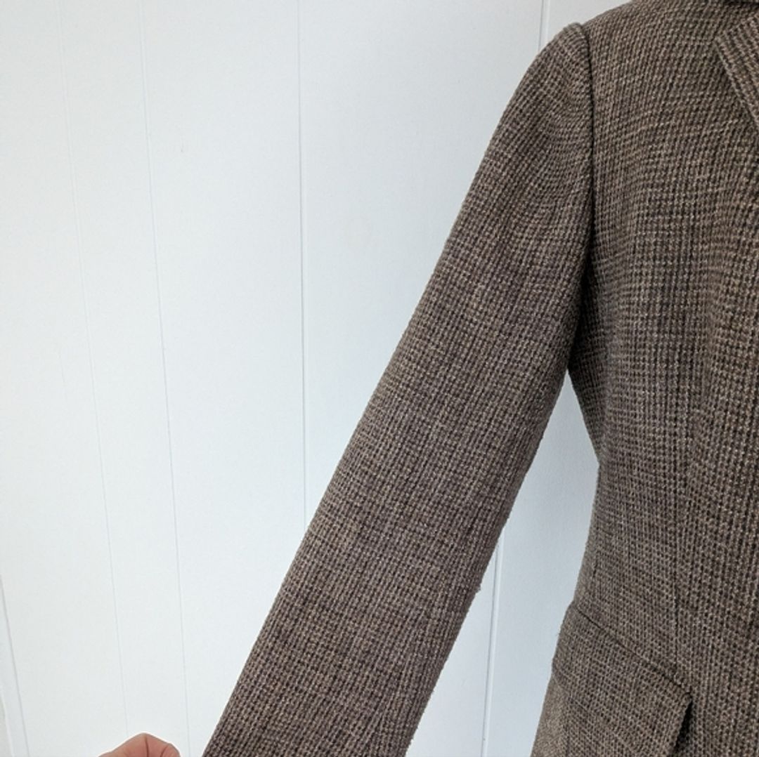 Vintage 70's Evan-Picone Structured Tweed Blazer