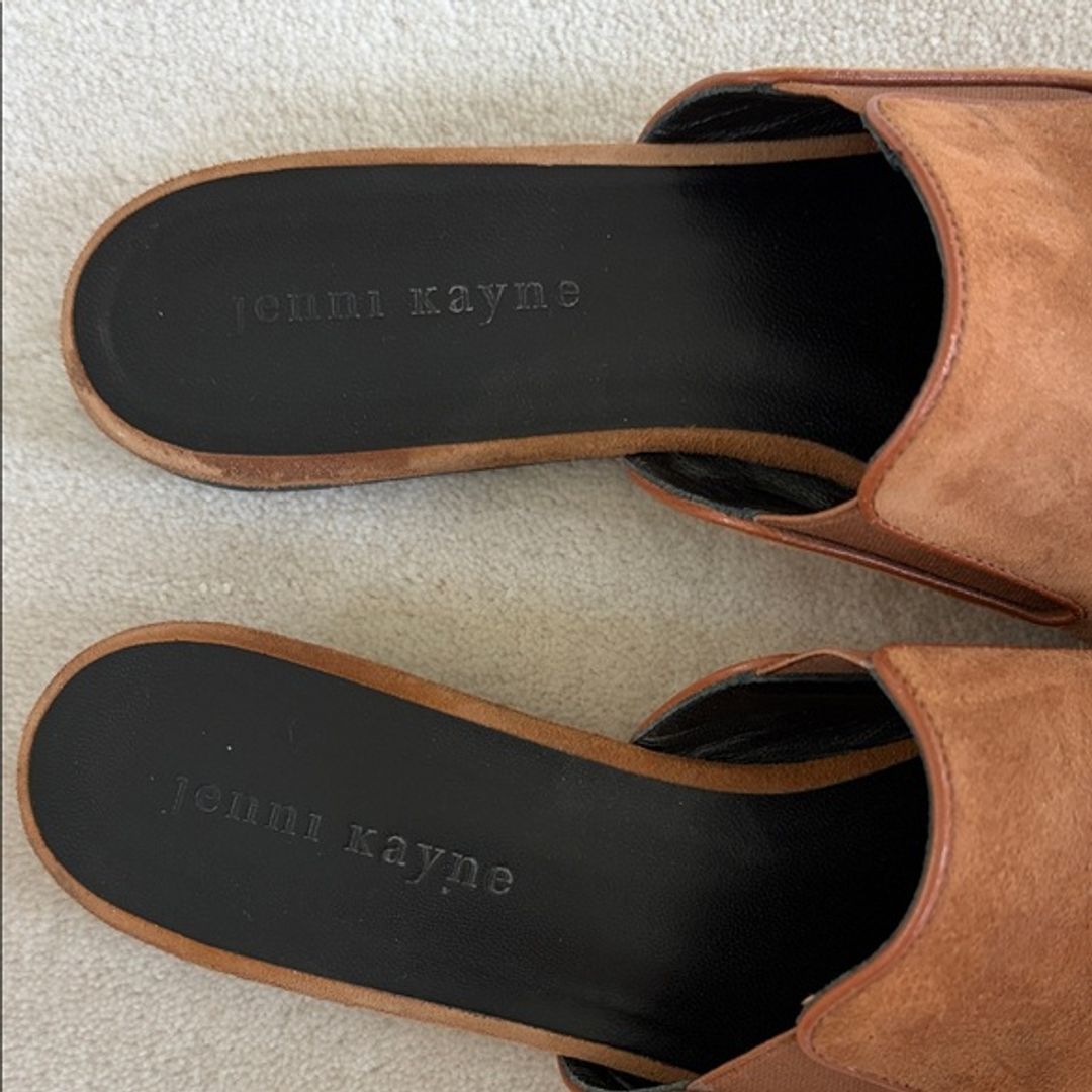 Jenni Kayne Suede Mules Saddle