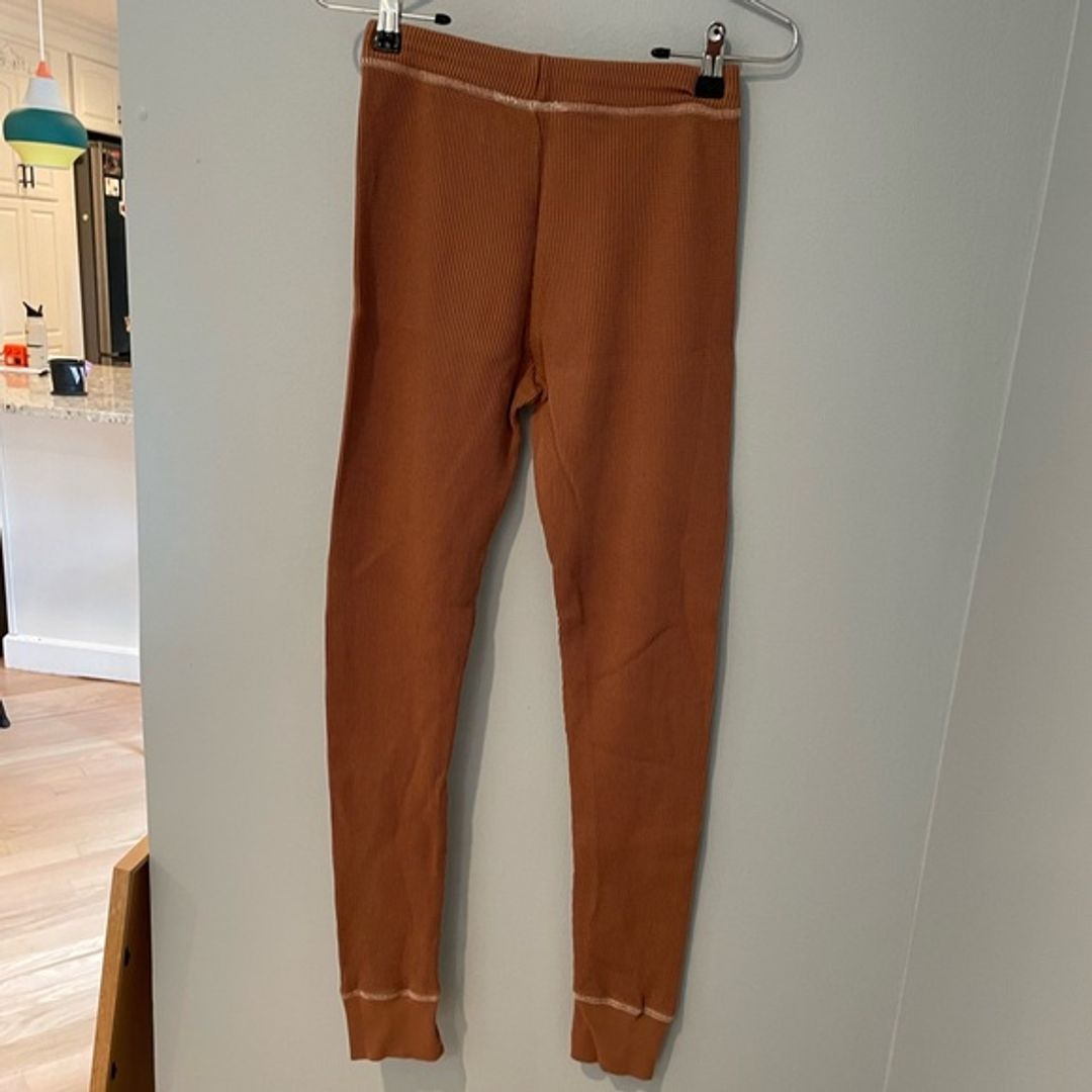 Vince Fin & Vince Brown Waffle Pant