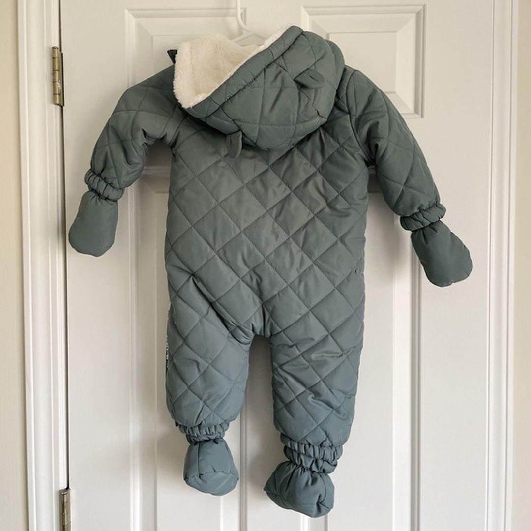 Zara Blue Quilted Fleece Coveralls, NWT (No Tags)