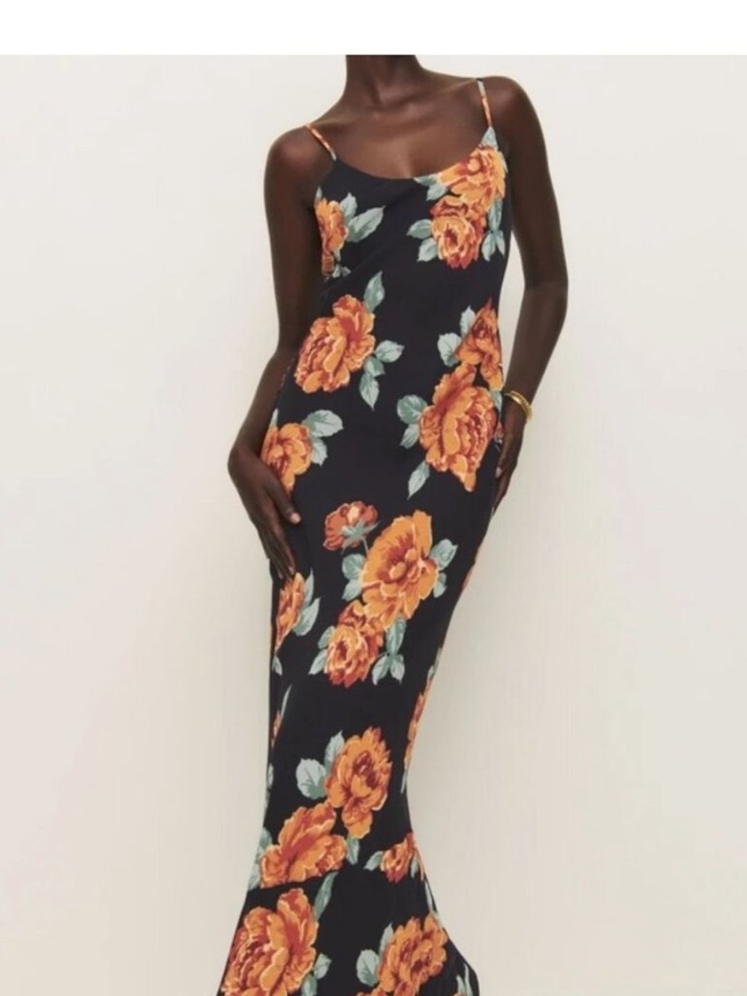 NWT Reformation Parma Dress Bias Floral Slip Maxi Dress