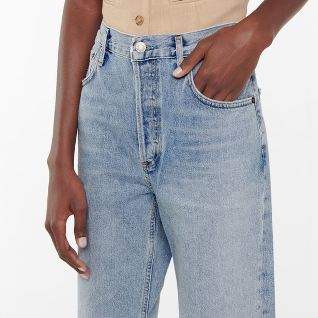 AGolde Ripley Mid-Rise Straight Jeans