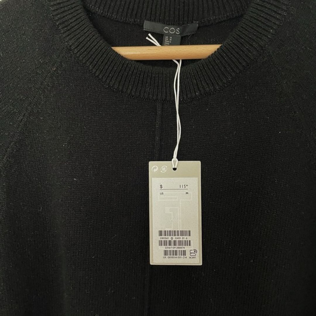 NWT COS Knitted Cotton-Yak Sweater