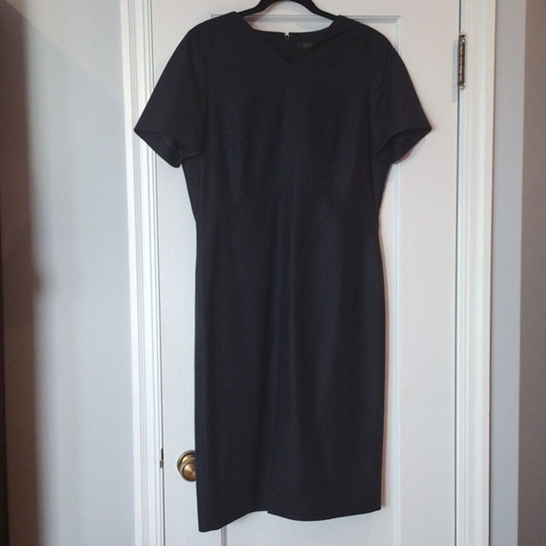 COS Women's Tailored Navy Dress