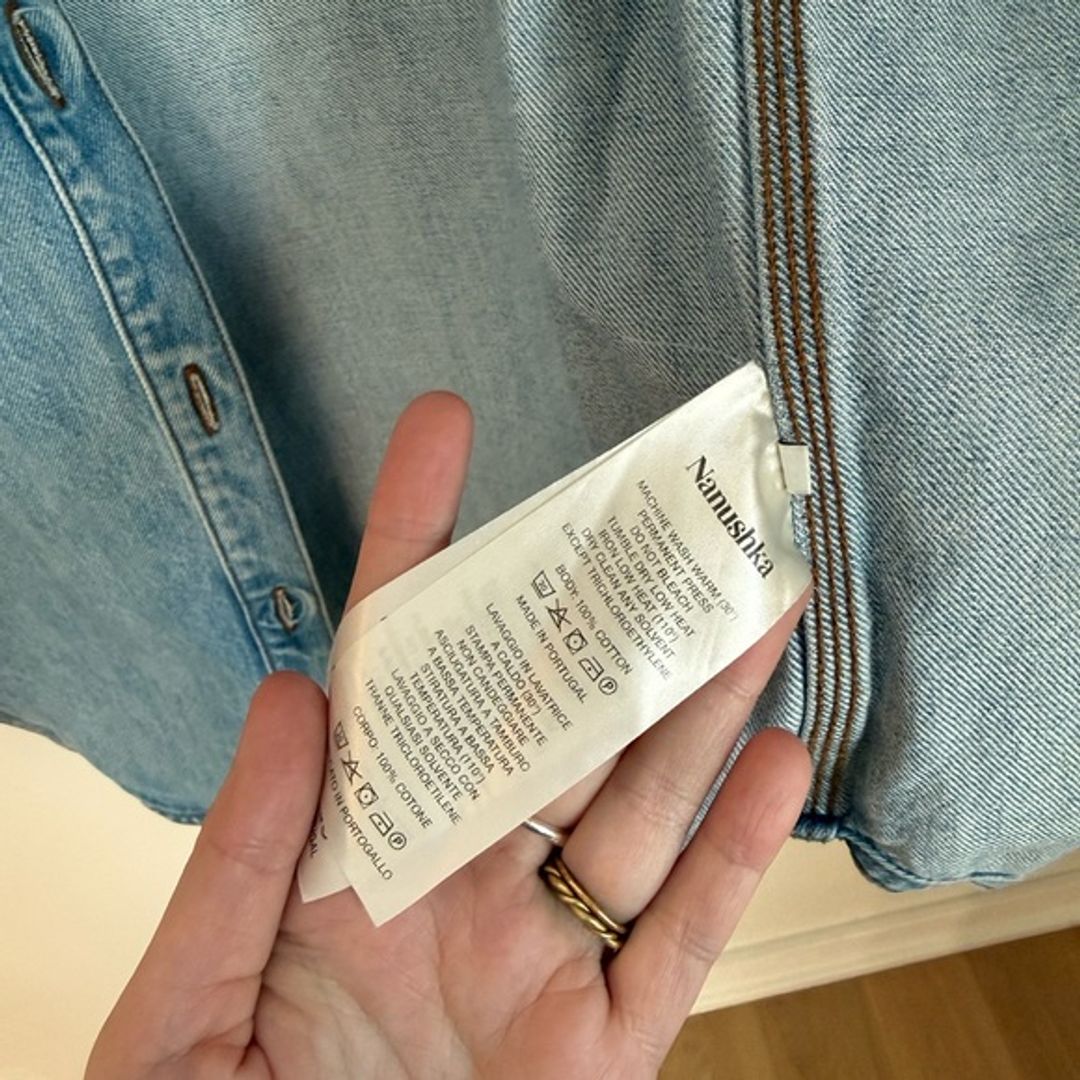 Nanushka Denim Button-Up Shirt from Nanushka