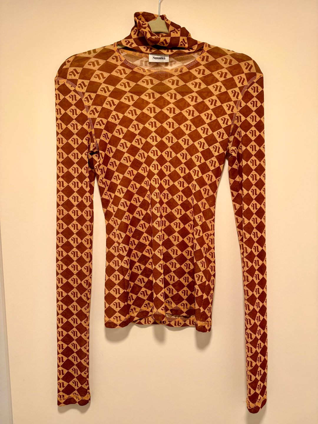 Hanny Cutout Turtleneck Top