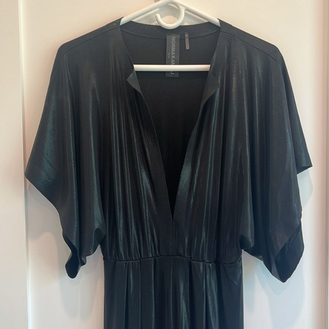 Norma Kamali Rectangle Jog Jumpsuit in Black