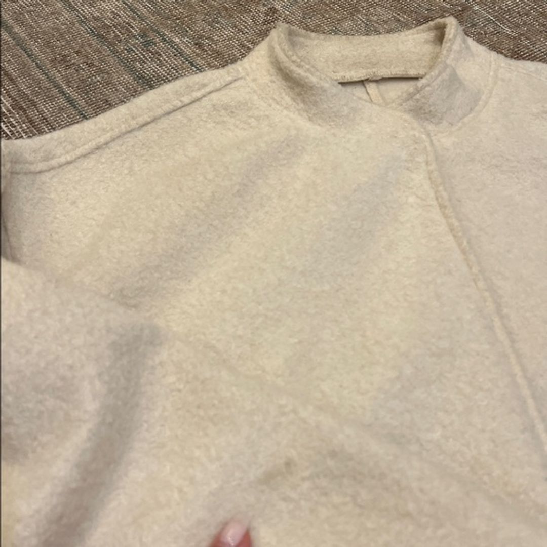 Vintage Cream Bomber Jacket