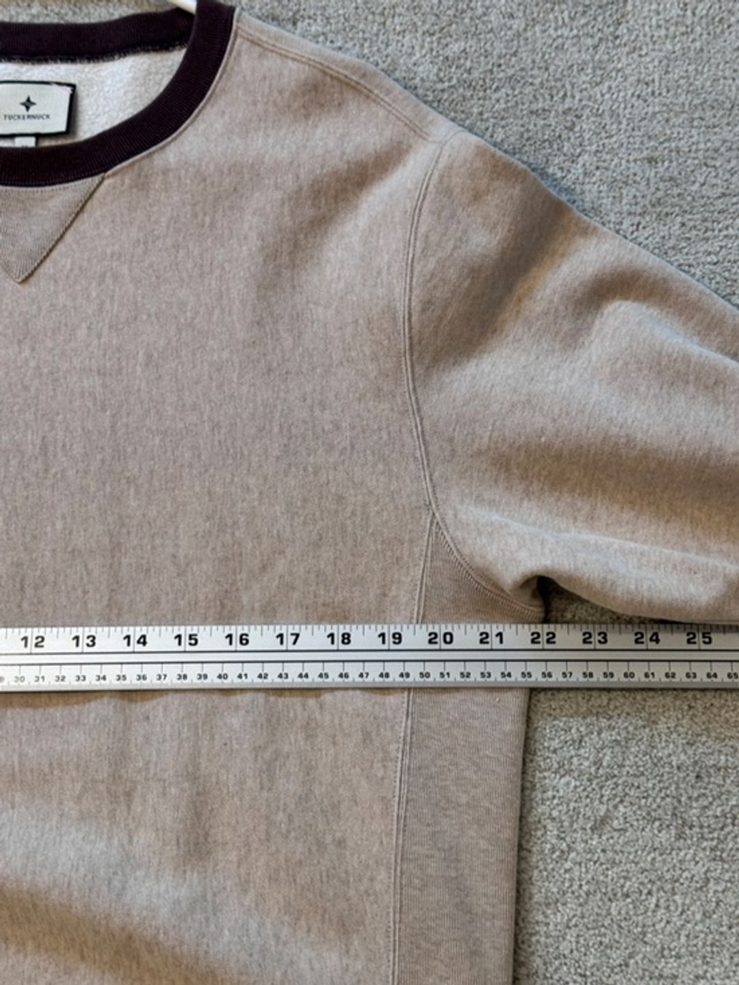 Tuckernuck Tnuck Sport Heather Sandstone & Brown Sweatshirt