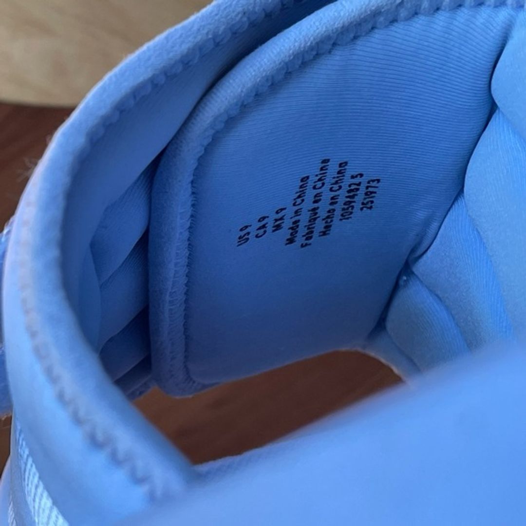 COS Multi-Strap Blue Slides (Size 9)