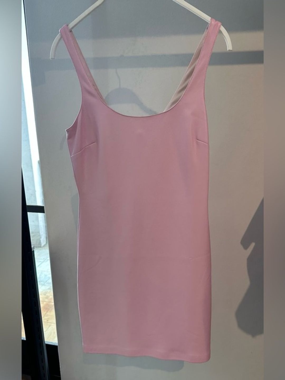 NWT Amanda Uprichard Margot Soft Pink Tank Mini Dress