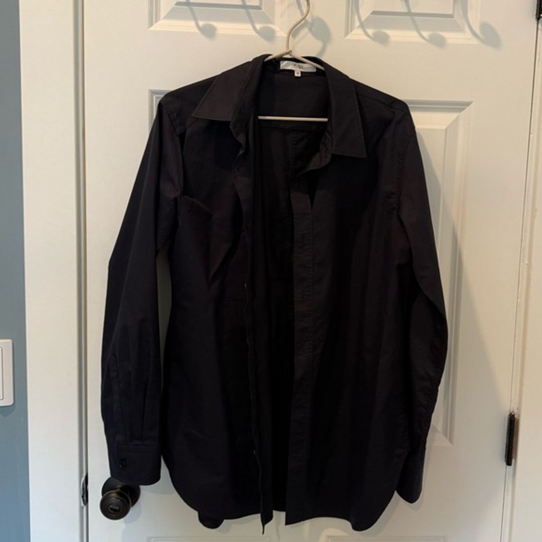 Tibi Eco Poplin Cut Out &Charlie Shirt