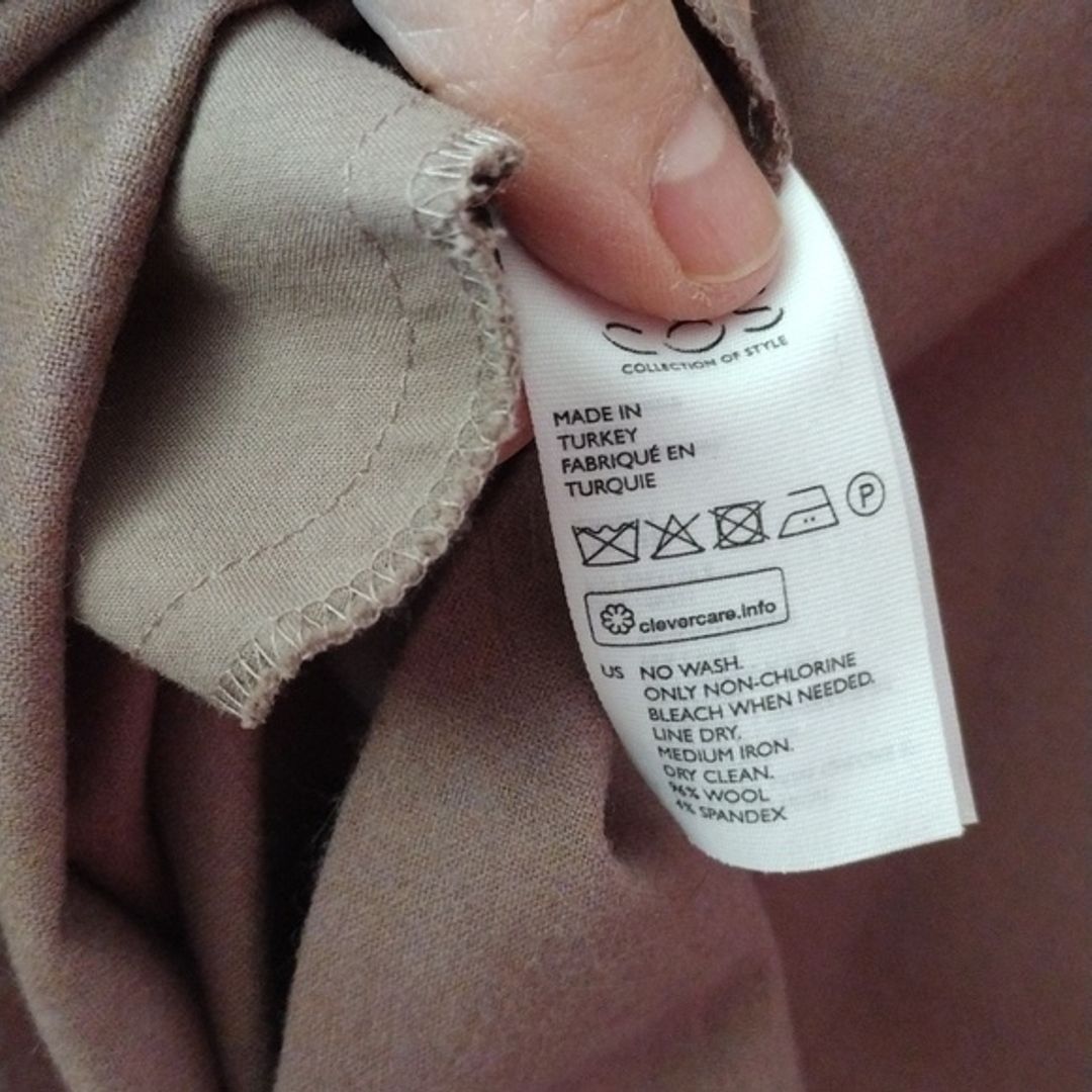 COS Wool Blend Shift Dress