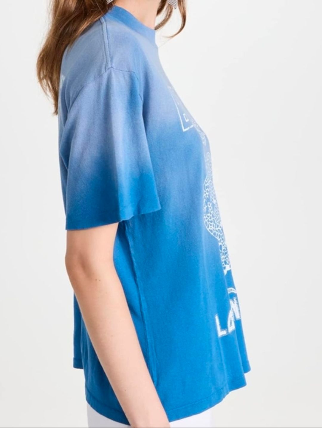 Ashton Tee Snake - Washed Electric Blue