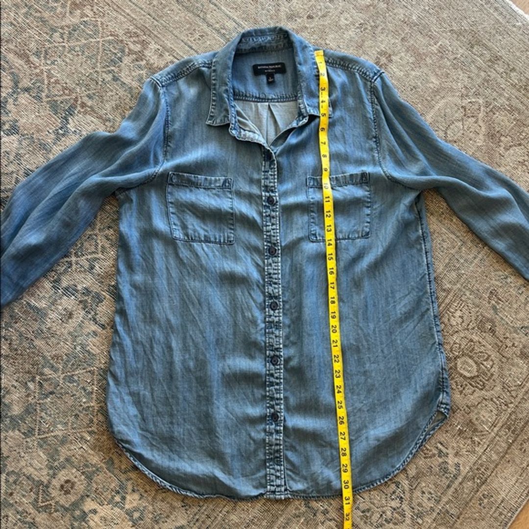 Banana Republic Vintage Denim Button Down Shirt