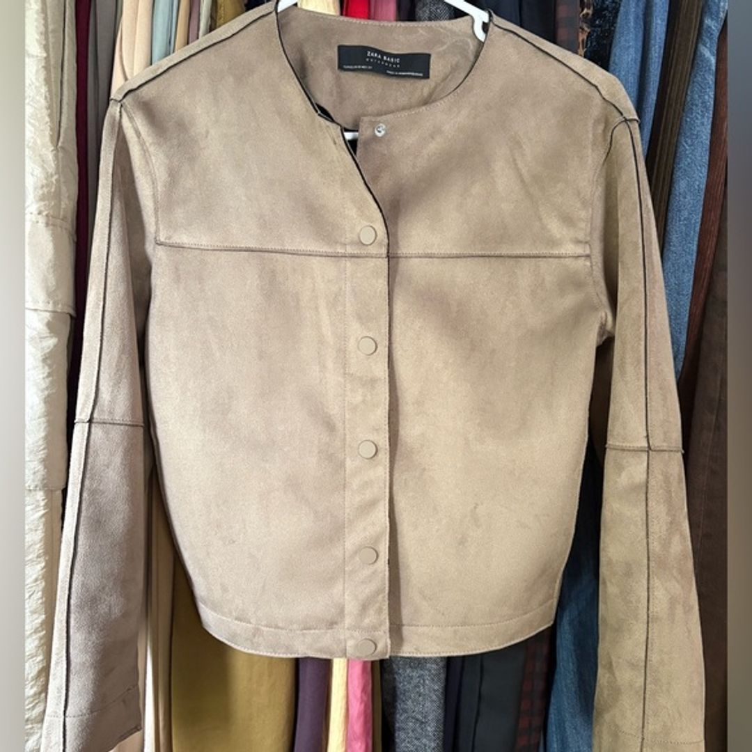 Zara Women's Beige Blazer Jacket