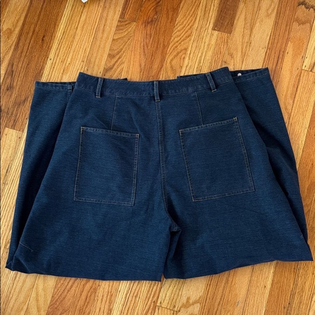 Indigo Barre Denim Knit Sid Jean