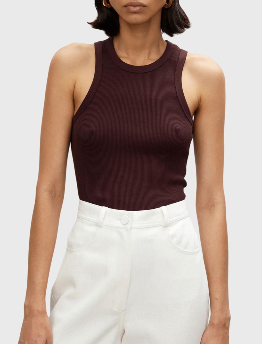 Frames Racer Tank size 36 100%cotton