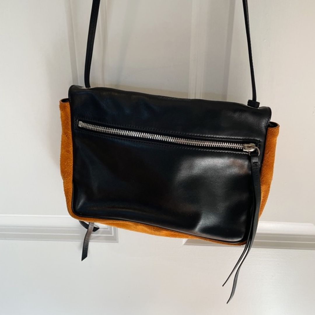 Jil Sander Navy Leather/Suede Bag