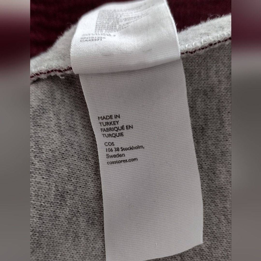 COS Plum Fit and Flare Dress