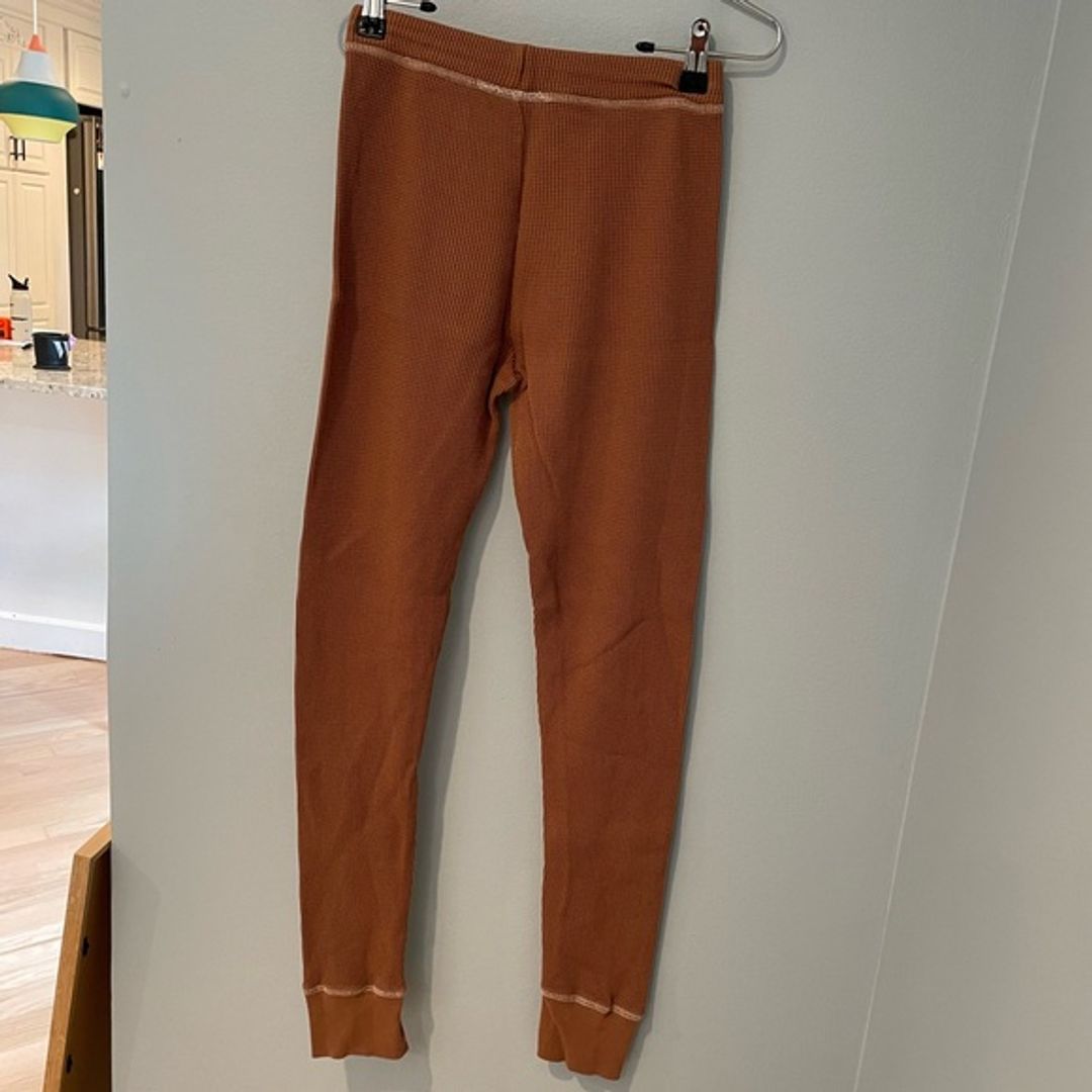 Vince Fin & Vince Brown Waffle Pant