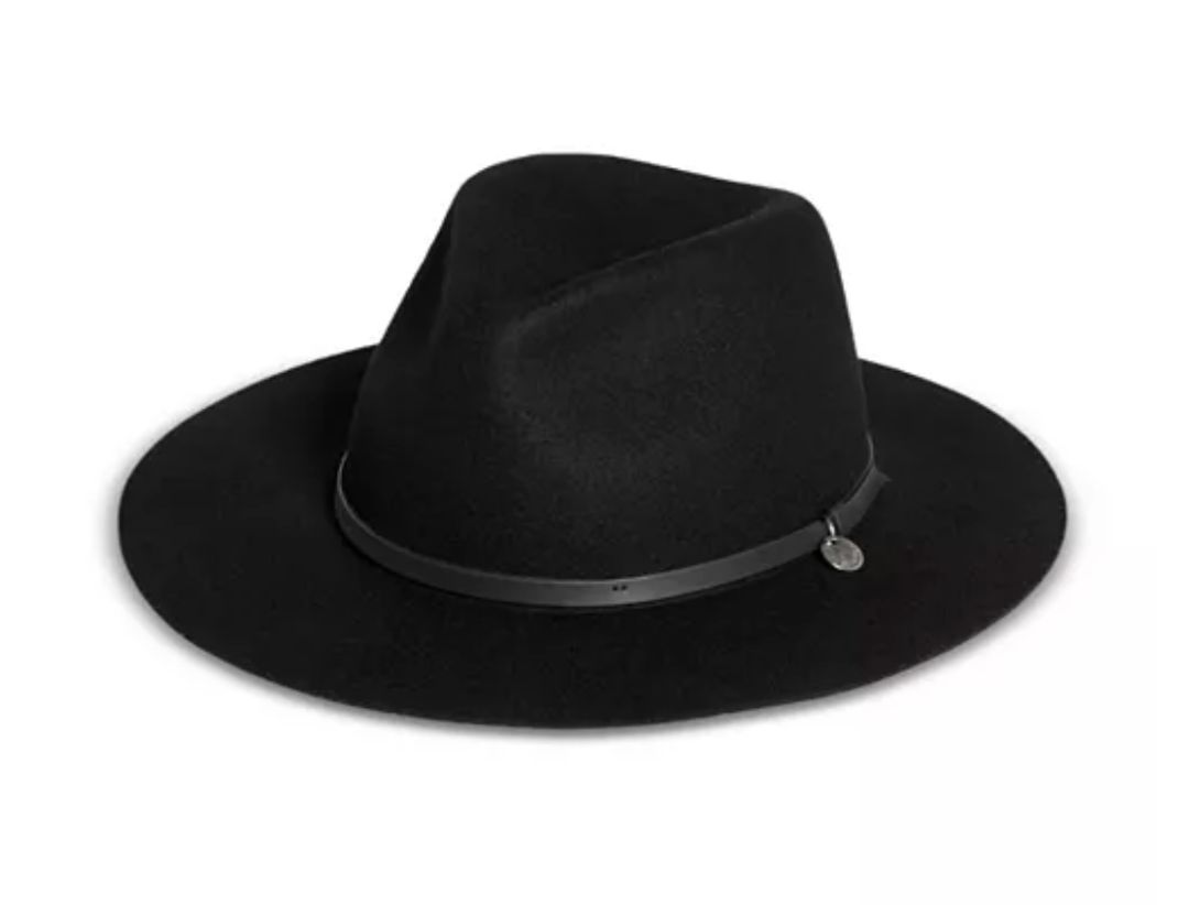 Wool Fedora in Black