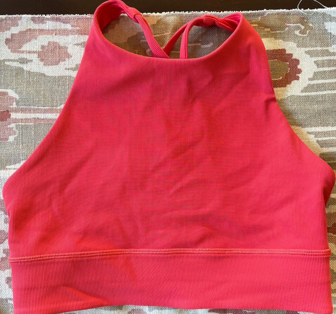 Lululemon Energy High-Neck Longline Ribbed Luxtreme Bra *Medium Support, B–D Cups