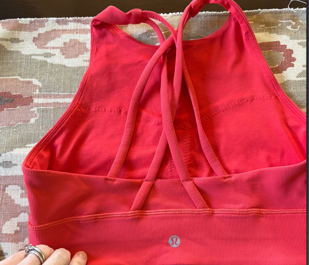 Lululemon Energy High-Neck Longline Ribbed Luxtreme Bra *Medium Support, B–D Cups