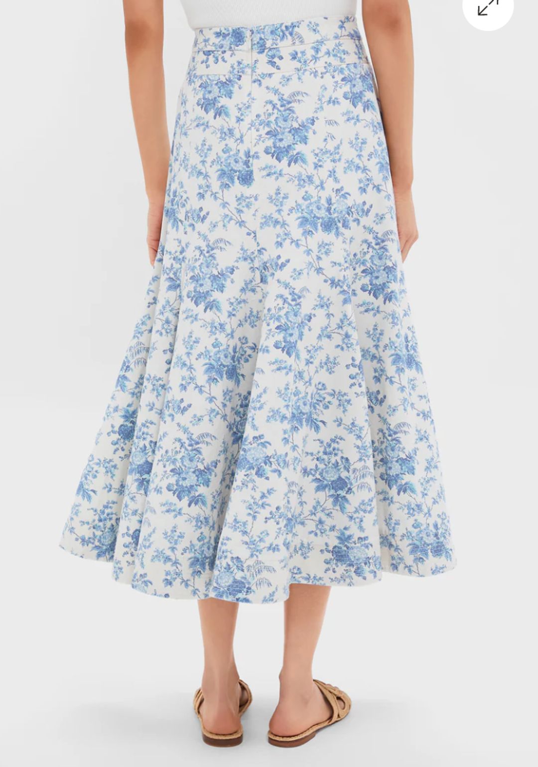 Forget Me Not Floral Brynn Skirt