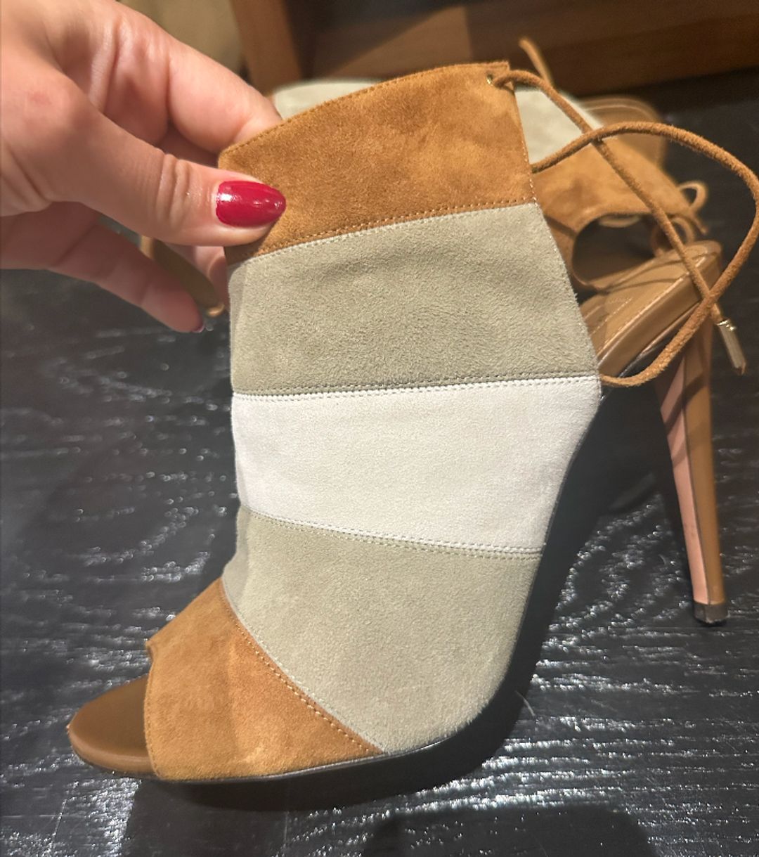 Aquazzura Firenze Suede Heels
