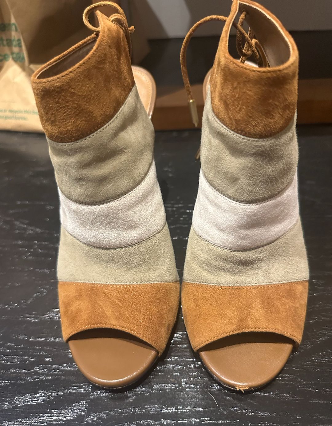 Aquazzura Firenze Suede Heels
