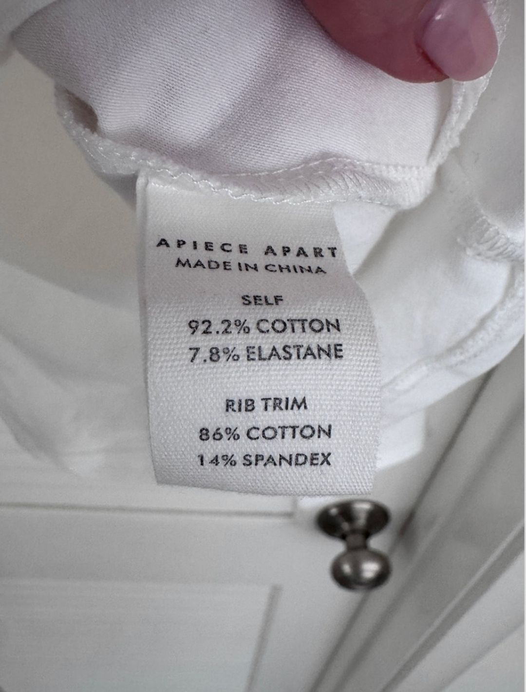 Apiece Apart Long Sleeve Volta Top
